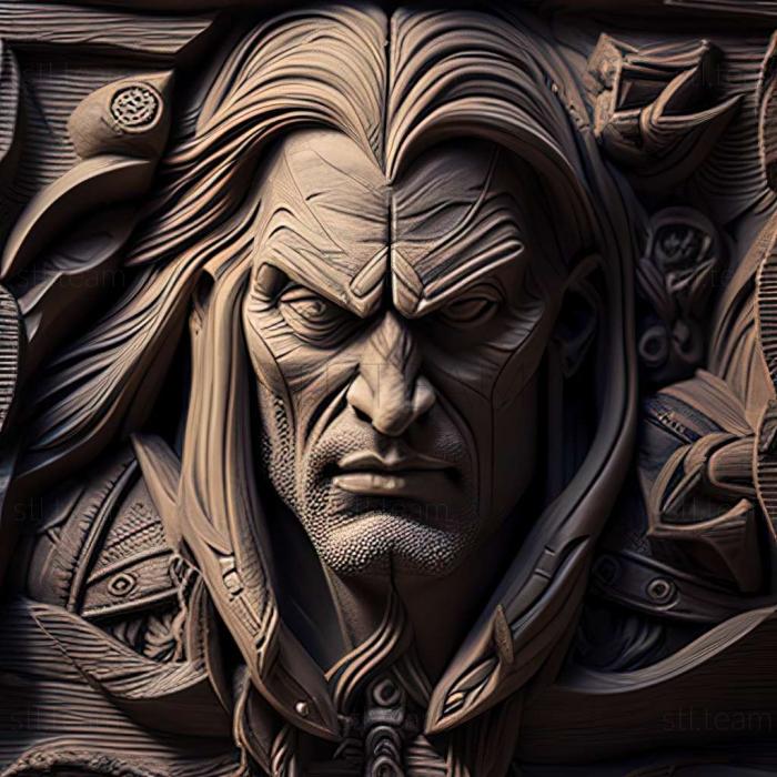 3D model Arthas Menetil Warcraft World of Warcraft (STL)